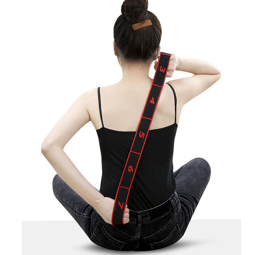 Dây Đai Co Giãn b9f1 Tập yoga Kéo Căng Vai / Lưng Cho Nam Nữ