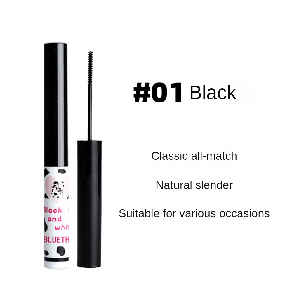 Mascara lâu trôi Mascara dày không có cặn Mascara làm bay hơi nhanh Mascara tự nhiên đầy đặn không vón cục Mascara kéo dài lông mi Sơn lót mảnh mai, trang điểm cao cấp châu Âu và Mỹ