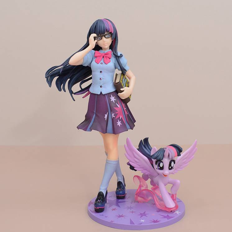 Ere1 Mô Hình Đồ Chơi Ngựa Con hatsune miku twilight Thunder rainbow dash luna fluttershy Cho Bé Gái