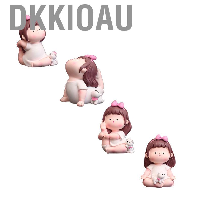 Dkkioau Yoga Girl Figurine  Sports Lovely for Home