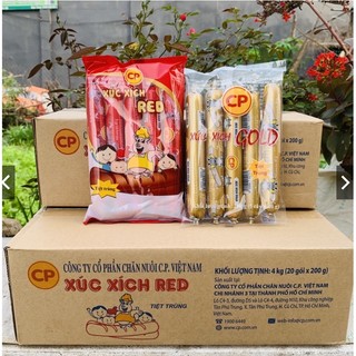 Thùng Xúc xích ăn liền CP 4kg/1 thùng