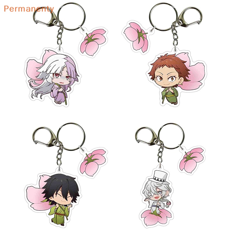 Móc Khóa Hình Chú Chó bungou stray dogs Bằng Nhựa Dễ Thương
