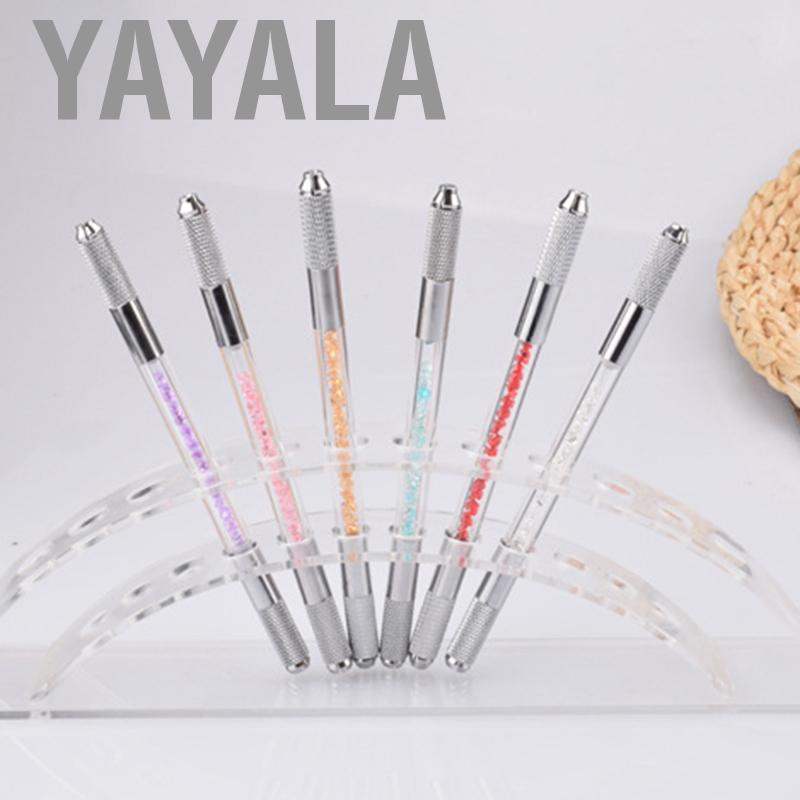 Yayala Manual Microblading Pen Prevent Slipping Traditional Tattoo Tool for Eyebrow Eyeliner