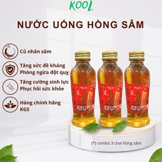  Chai Nước Uống Hồng Sâm KGS ( Có Củ Sâm ) Hàn Quốc G18 - chính hãng KGS ( hoả tốc TPHCM )