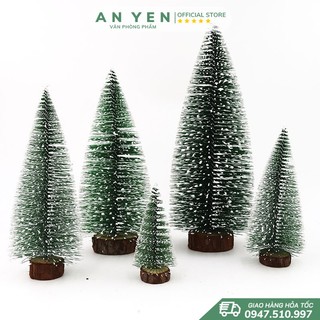 Cây thông noel nhỏ đồ trang trí giáng sinh đồ trang trí noel cây thông tuyết