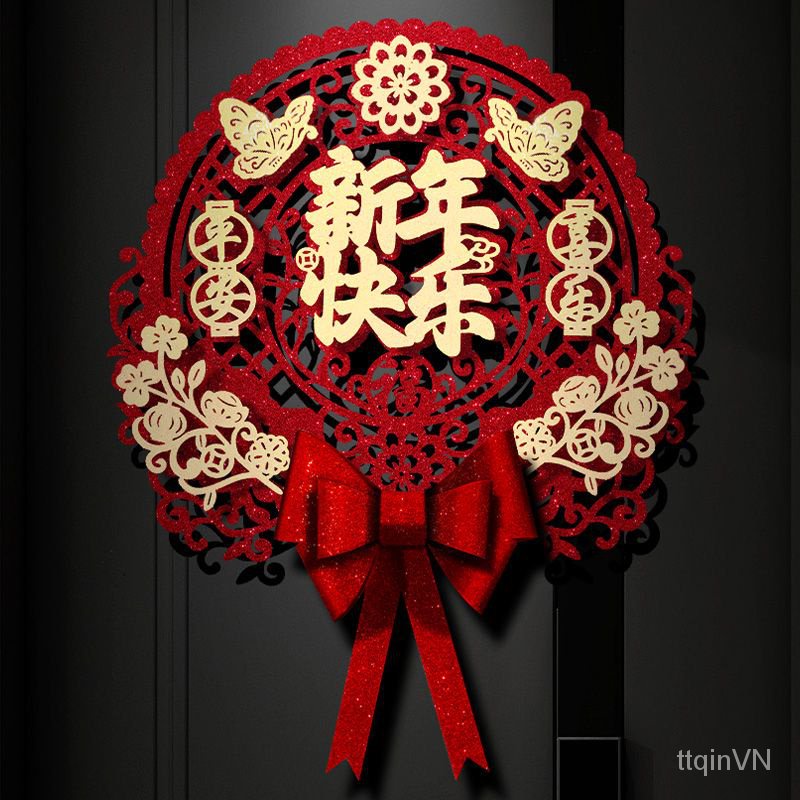 Miếng Dán Cửa Sổ Trang Trí Năm Mới 2024 Hình Rồng Phong Cách Trung Hoa