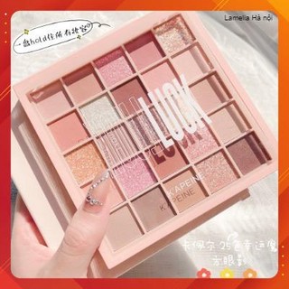 (bán buôn) Bảng phấn mắt K'APEINE 25 ô Size lớn Tông cam hồng đào sang chảnh