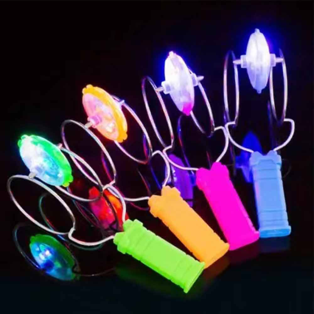 Magic Flying Glow Toy LED Light Rotating Track Toy