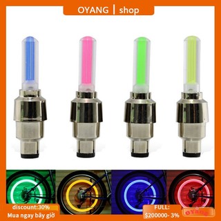 Oyang nắp van bánh xe có đèn led phát sáng độc đáo