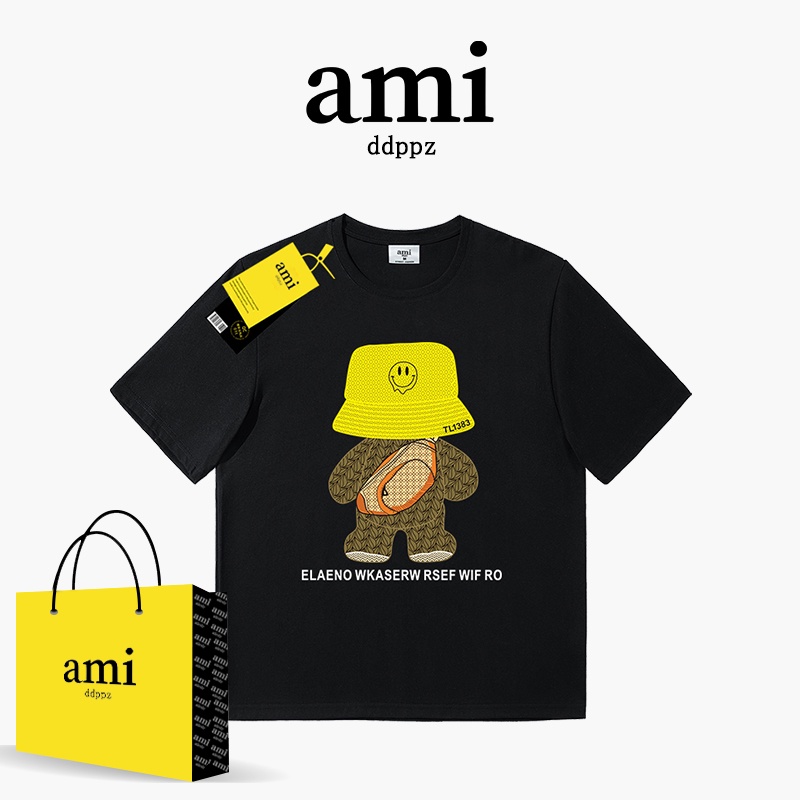 Áo Thun Cổ Tròn In Họa Tiết Bằng Vải cotton Thời Trang Mùa Hè Hàng Mới Dành Cho Nam Nữ