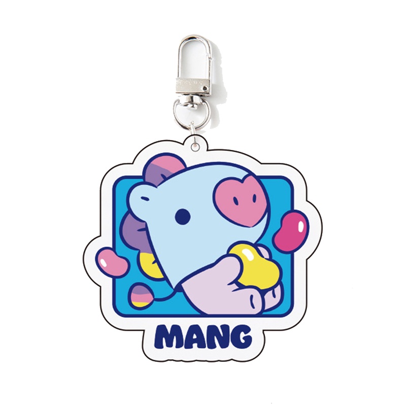 Móc Khóa acrylic Hình Nhóm Nhạc kpop rm jin Supa j-hope jimin v jung kook