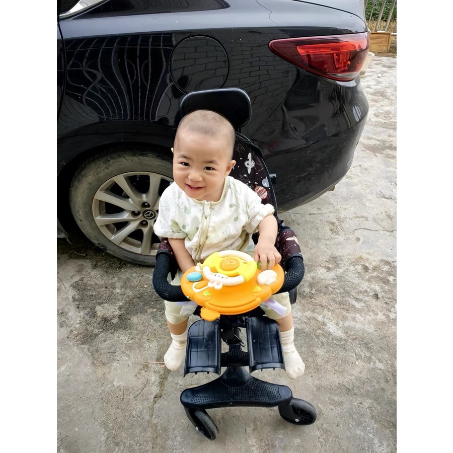 Đồ chơi mô phỏng vô lăng có nhạc đáng yêu mẫu thỏ cam
