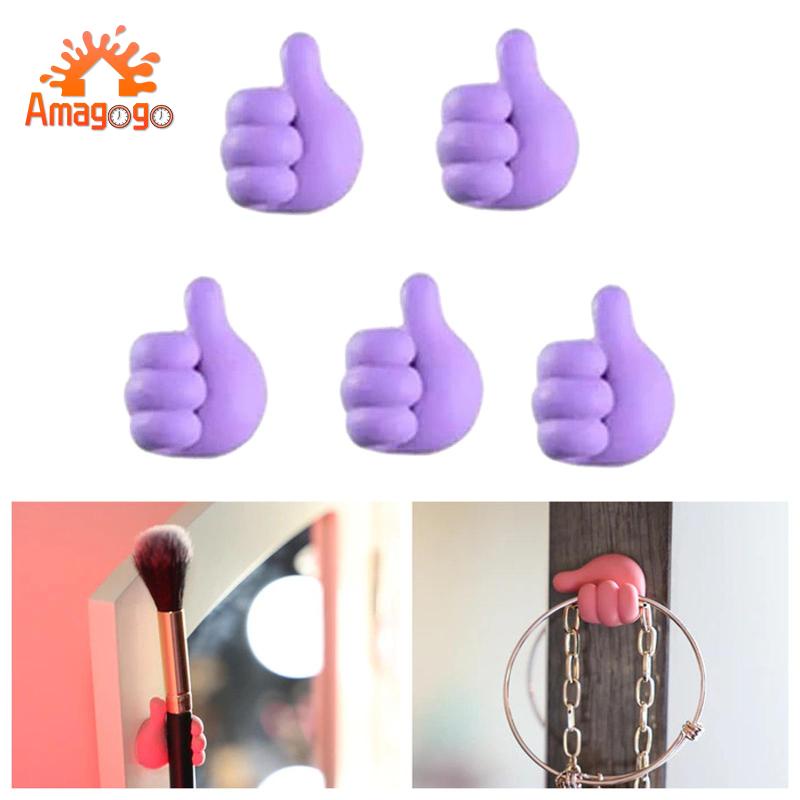 Bộ 5 Kẹp Giữ Dây Cáp Hình Ngón Tay Cái