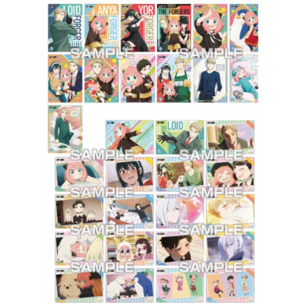 Thẻ clear nhân phẩm SpyxFamily vol 3