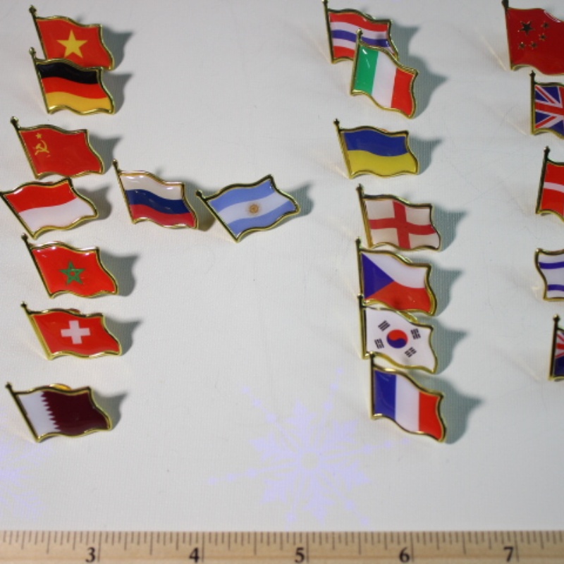 Ghim Cài Áo Hình Lá Cờ brazil brazil