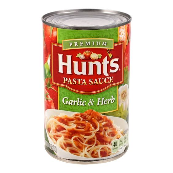 Sốt mì Ý vị tỏi và thảo mộc Hunts Garlic & Herb 680g
