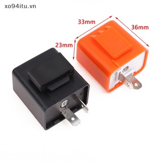 Rơ le tín hiệu xoitu 2 pin 12v có đèn led nhấp nháy dành cho xe mô tô