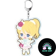 Móc khóa Love Live Snow halation Rin Hoshizora Nozomi Tojo Phụ kiện trang trí túi xách Balo
