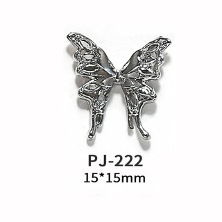 Charm bướm bạc đính móng siêu hot, ,charm nail, charm bướm nail