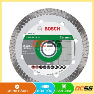 Đĩa cắt kim cương Turbo 105x16mm Ceramic Bosch 2608603615 | DCSG