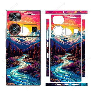  Dazzling Cosmos Skin cho Nubia Z60 Z50 Z70 Ultra Z50S Pro Decal Bảo Vệ Màn Hình Mặt Sau Phim Red Magic 9 10 Pro Plus 3M Bọc Matte Sticker 