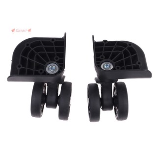 Bộ 2 Bánh Xe Thay Thế Xoay 360 Độ Chống Mòn Dùng Sửa Chữa Vali Hành Lý