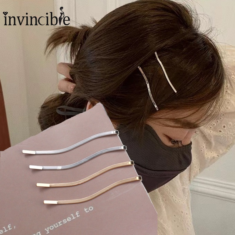 1 / 2 Kẹp Tóc Đính Đá Thời Trang Nữ Tính