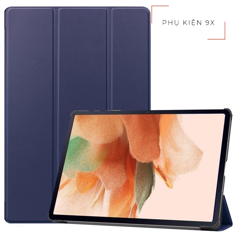 Bao da máy tính bảng - Bao da máy tính bảng Lenovo Tab P11 Plus TB-j616X gấp 3 khúc lưng cứng có nam