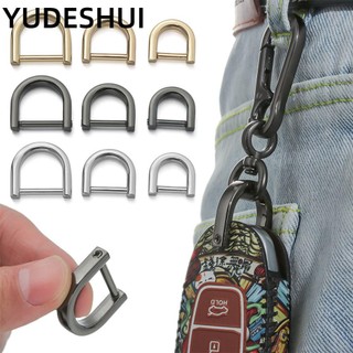 YUDESHUI Khoen khóa chữ D bằng kim loại dạng hở dùng gắn dây đeo túi xách/thắt lưng/quai xách