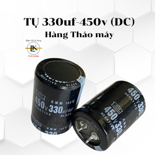 Tụ lọc nguồn 330uf 450v dc hàng tháo máy giá 10 tụ - điện tử lk shop