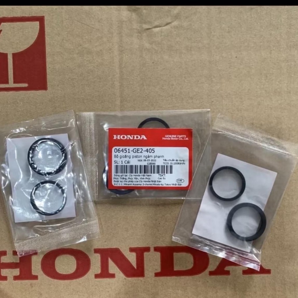 Bộ gioăng piston ngàm phanh HONDA WAVE RS100, RSX100,AB 110, (sh 2017-2019 má phanh trước abs cbs) 0