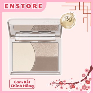   GOGO TALES  Bảng phấn tạo khối 3 ô Gogotales trắng kèm bắt sáng  GT753  Enstore 