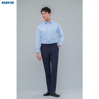 Quần âu nam không ly màu xanh đen May 10 mã 020123225TT 1-TK