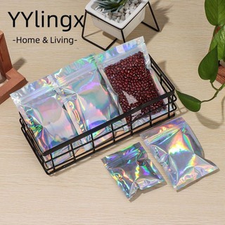 YYlingx 20 Túi Đựng Thực Phẩm Chống Thấm Nước Có Khóa Kéo Có Thể Tái Sử Dụng Cho Nhà Bếp