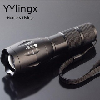 YYlingx Đèn pin có thể thay đổi tiêu cự sáng tiện lợi