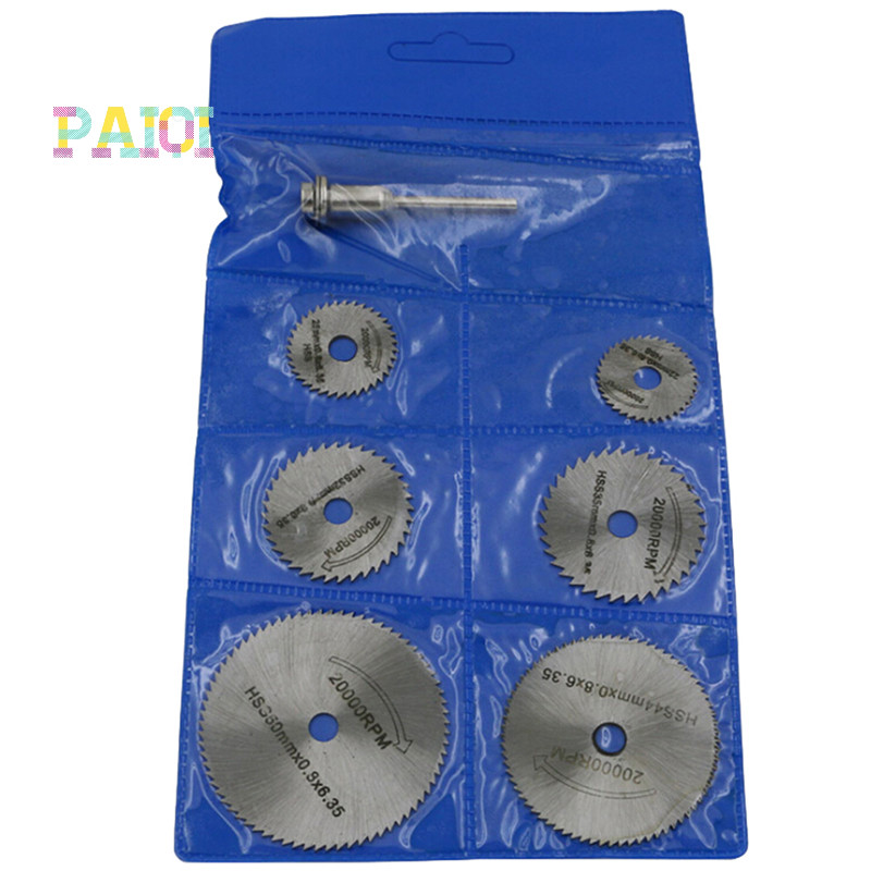 Set 7 Lưỡi Cưa Tròn Bằng Thép Gió HSS Mới