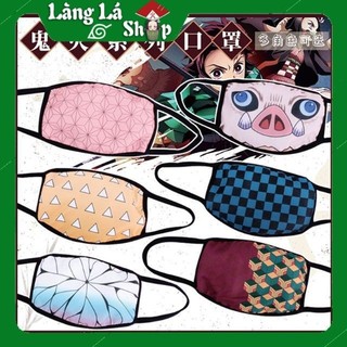 Khẩu trang vải phong cách anime/manga Kimetsu no Yaiba (Thanh gươm diệt quỷ)