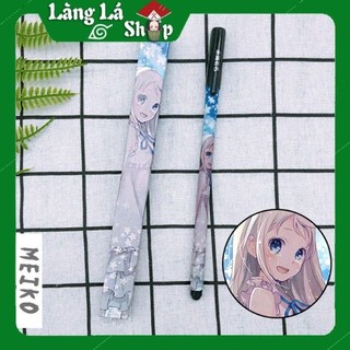 Bút Viết cao cấp Anime AnoHana (Meiko) - Dạ bi mực đen kèm hộp in hình thân bút và hộp
