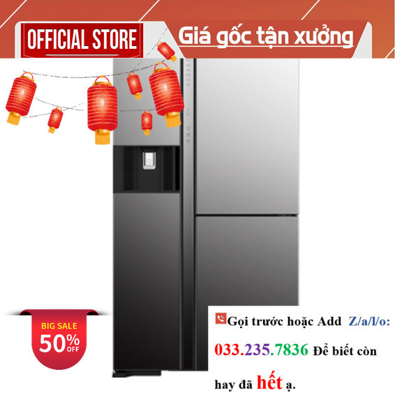 Tủ lạnh Hitachi Inverter 569 lít R-MY800GVGV0(MIR) <new