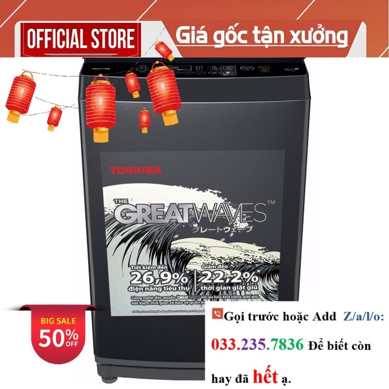 Máy giặt Toshiba 10Kg AW-M1100PV(MK) <new