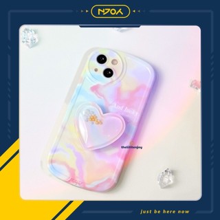 Ốp Lưng Ombre Có Popsocket Trái Tim Cho Điện Thoại iPhone 11 12 13 14 Pro Max