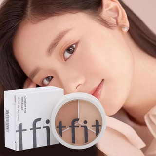 Bảng che khuyết điểm ba màu TFIT Bảng che khuyết điểm 15g cho vết thâm da mặt