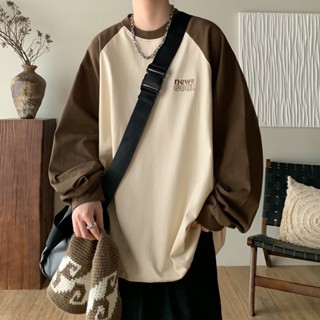 【M-3XL Áo sweater nam Cổ Tròn Tay Dài In Họa Tiết Thời Trang Cho Bigsize Cặp Đôi Áo Nỉ Sweater Đặt vai Sleeve Thời Trang Hàn Quốc  Fashion Áo len Unisex