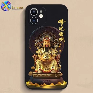 Ốp điện thoại God of Wealth iPhone15PROMAX Apple 13 Lucky Fortune 11 / 12 Cảm giác cao cấp 14pro Chống sốc xr Mô hình Redmi hợp thời trang Điện thoại di động Vỏ bảo vệ chống sốc CFTA