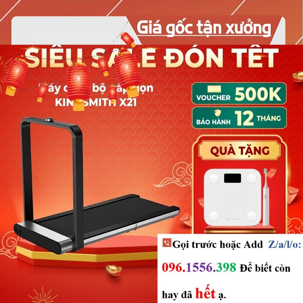 >> Máy chạy bộ gấp gọn KingSmith X21 TRX21F Bản Quốc tế - WalkingPad Treadmill X21