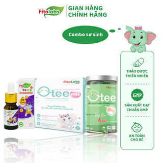 Combo Chăm Sóc Trẻ Sơ Sinh FITOLABS Giúp Cung Cấp Vitamin, Vệ Sinh Răng Miệng Và Lau Mắt, Mũi, An Toàn Cho Bé