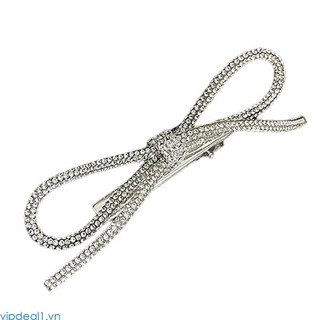 Vipdeal1 Bé Gái Nơ Nổ Kẹp Tóc Lớn Blingbling Pha Lê Mỏ Vịt Kẹp