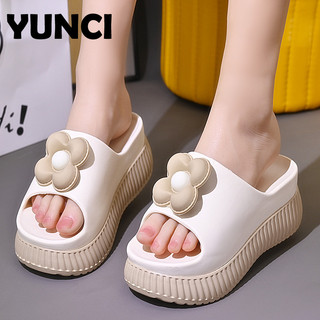 YUNCI dép cross dép kiểu nữ đi chơi Đàn hồi tốt Dễ dàng phối đồ Cổ điển Hiện đại FYT24302EO 10Z240304