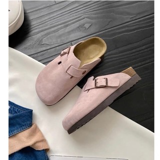 Giày sandal đế bệt Baotou Giày sandal nâng cao thời trang nữ Size 35-43 Giày nữ cỡ lớn