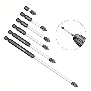 1 tuốc nơ vít điện đầu lô từ tính ph2 tua vít chéo 25-150mm